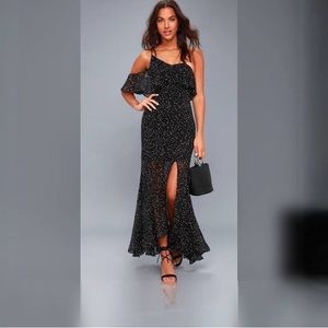 Keepsake black and white gown